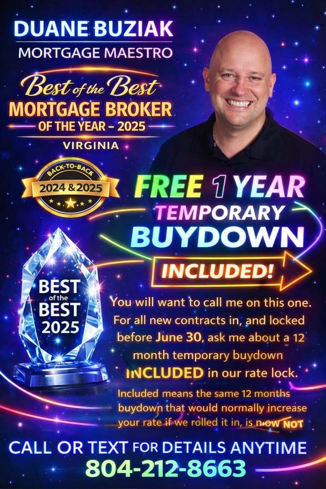 Broker Of The Year 12 months temp buydown